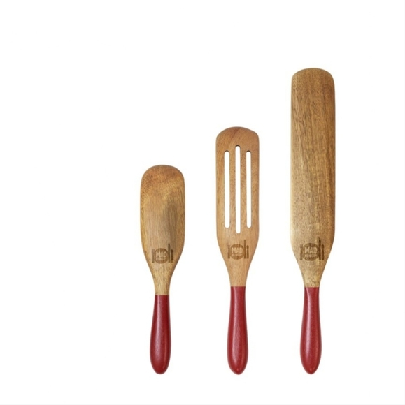 MAD HUNGRY Other - Set of 3 Teak Mad Hungry Kitchen Utensils